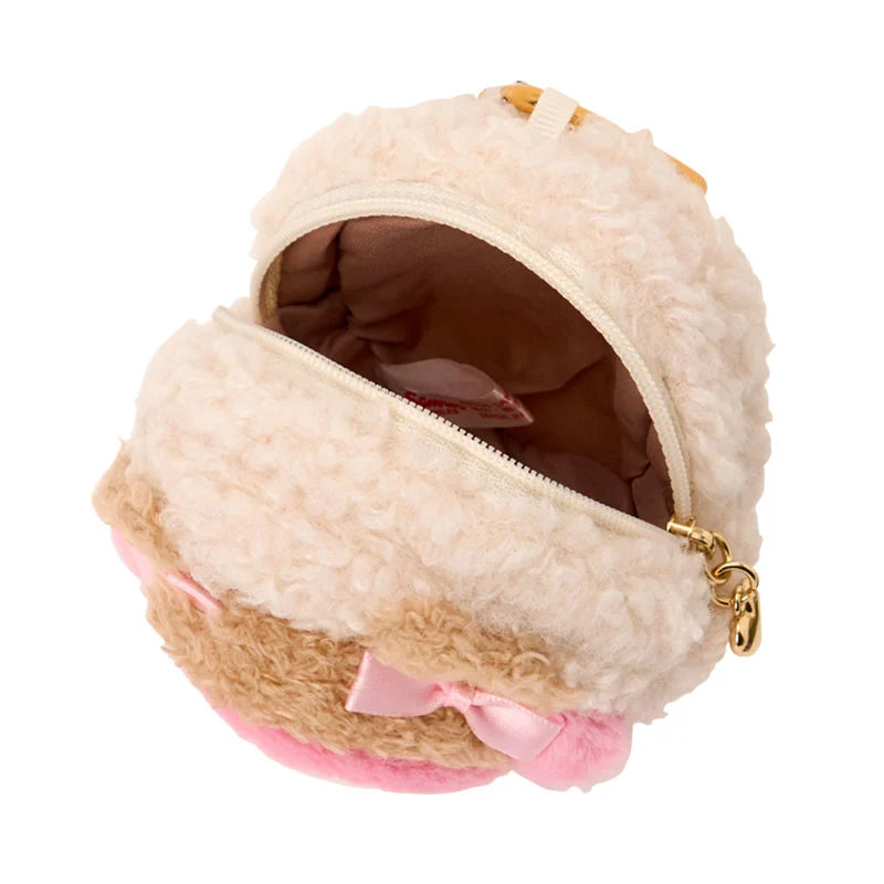 Sanrio My Melody Mini pouch with carabiner (Cookie Mokomoko Bear)