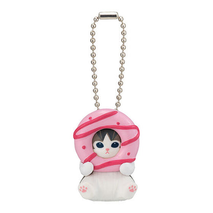 Mofusand Donuts Meow Mascot Keyholder