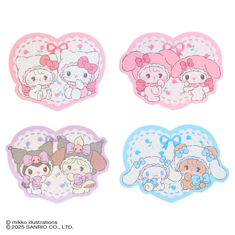 Sanrio Characters Mikko illustrations sticker set – MILKCREAMCLUB