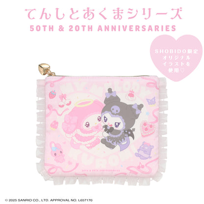Sanrio Kuromi & My Melody  Flat Pouch (Angel and Devil)