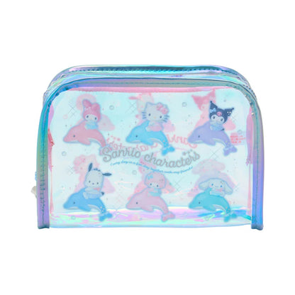 Sanrio Clear pouch (Shiny Dolphin)