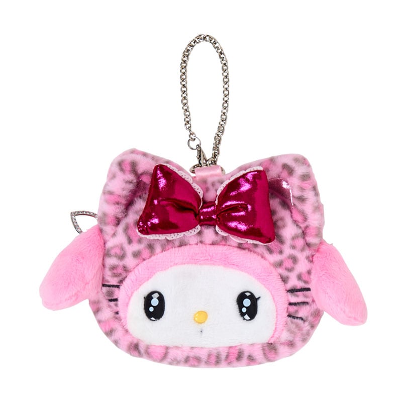 Sanrio Face-shaped pouch (Gyaru Cat)
