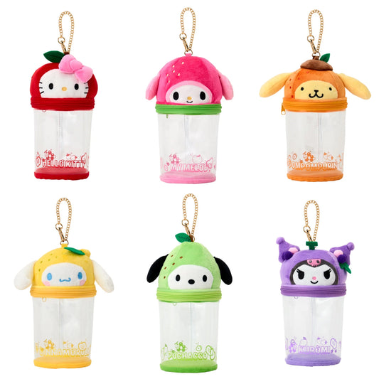 Sanrio Vinyl pouch charm (fruit design)