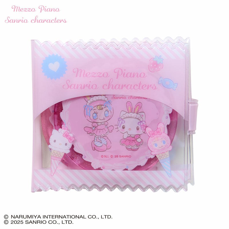 Mezzo piano x Sanrio Characters Mirror & Comb Set with Case