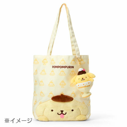 Sanrio Pompompurin Mascot holder (Pudding Full and Happy)