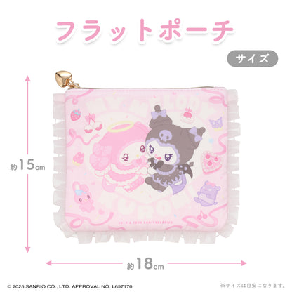 Sanrio Kuromi & My Melody  Flat Pouch (Angel and Devil)