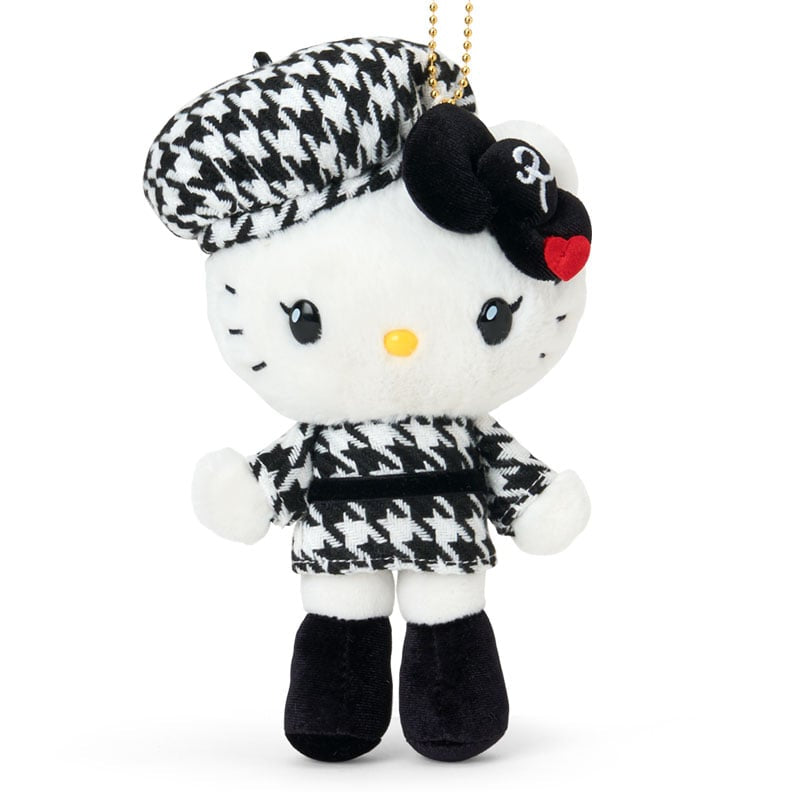 Sanrio Hello Kitty  Mascot holder (monochrome girly twin coordinate)