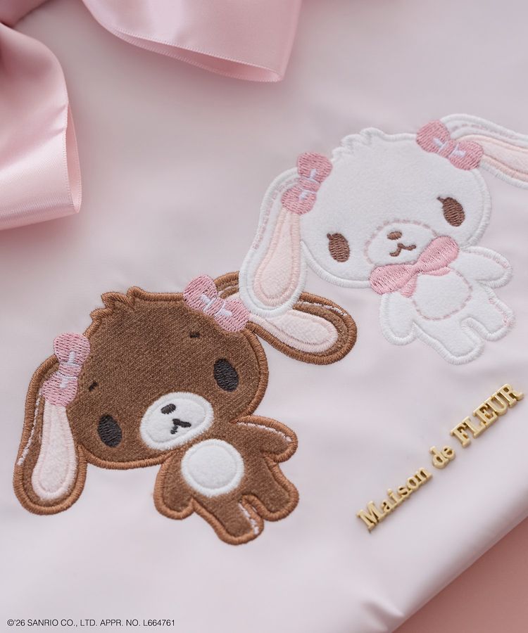 [Pre-order] Maison de FLEUR  x Sugarbunnies Volume Ribbon Tote Bag