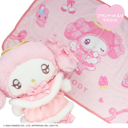 Sanrio My Melody Stuffed Toy with Blanket (Angel and Devil)