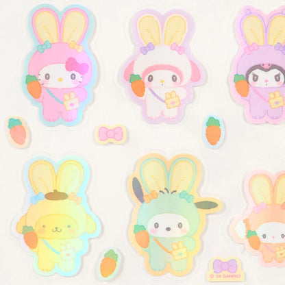 Sanrio Characters Sticker (Fluffy Ear Bunny Club)
