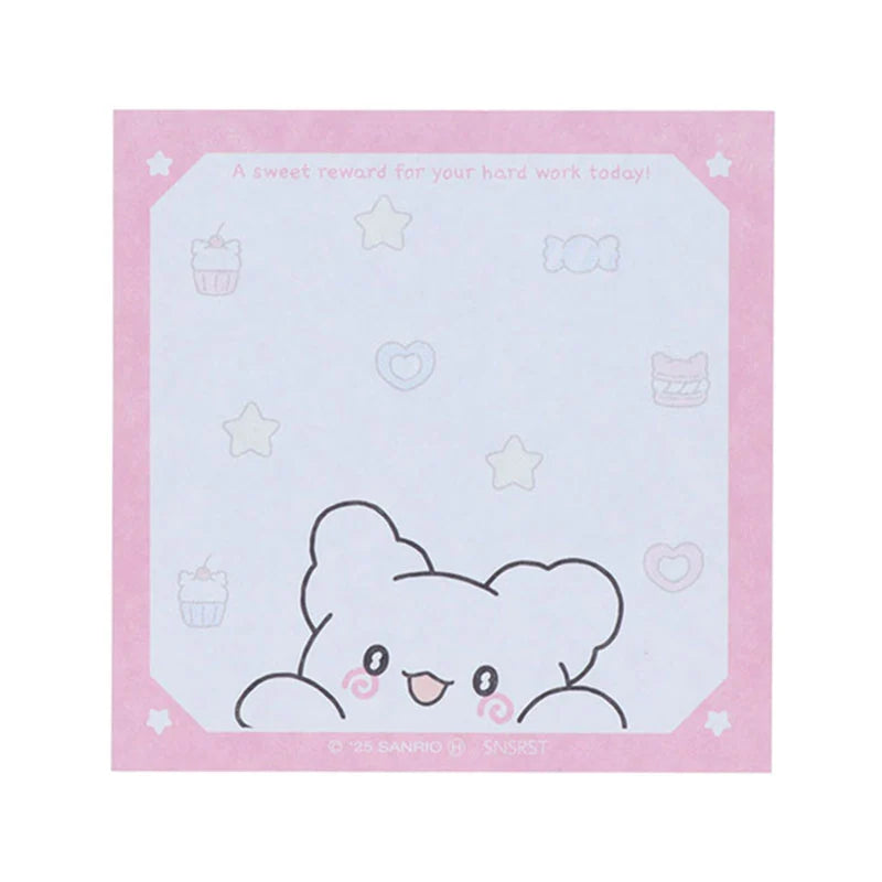 Sanrio Hanamaruobake Pink Block sticky notes (Pastel Sweets Pop)