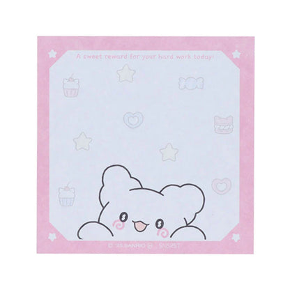 Sanrio Hanamaruobake Pink Block sticky notes (Pastel Sweets Pop)