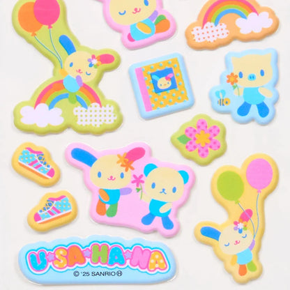 Sanrio Usahana Puffy Sticker