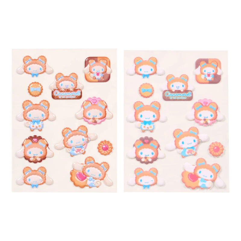 Sanrio Cinnamoroll Sticker Set (Cookie Mokomoko Bear)