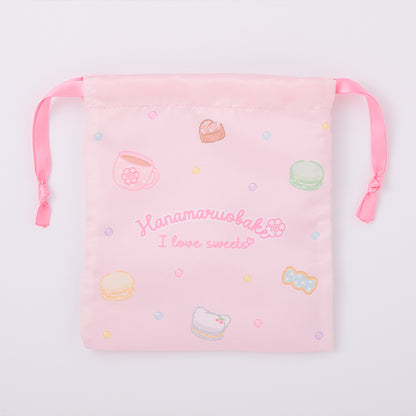 Sanrio Hanamaruobake (I love sweets) Mini Drawstring