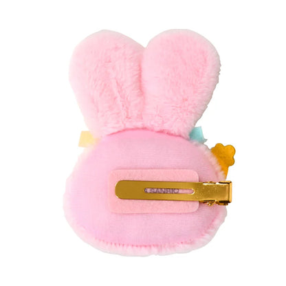 Sanrio Characters Hair Clip (Fluffy Ear Bunny Club)