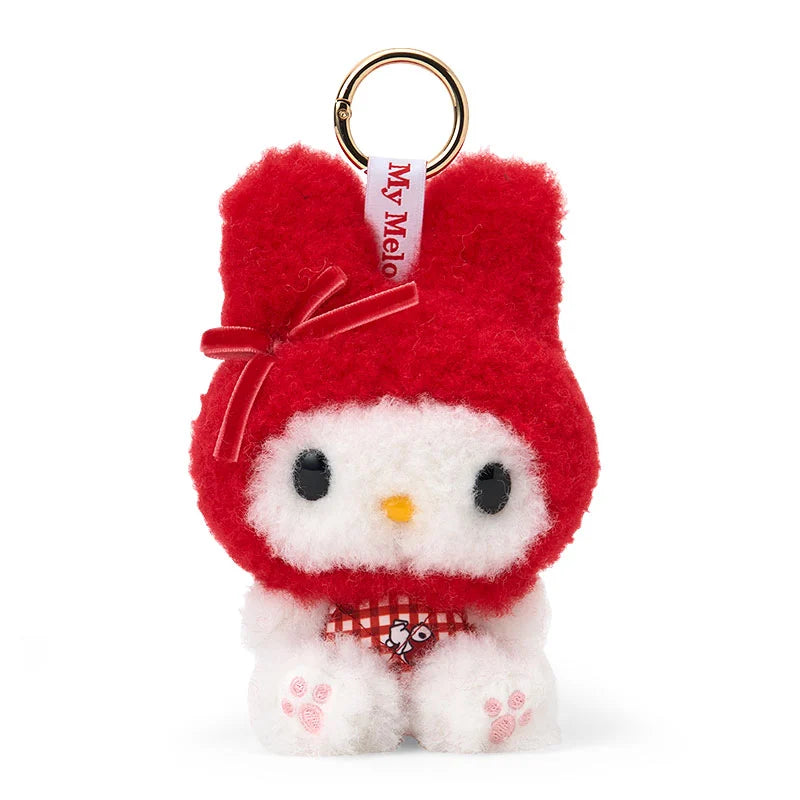 Sanrio My melody  Mascot holder (red check)