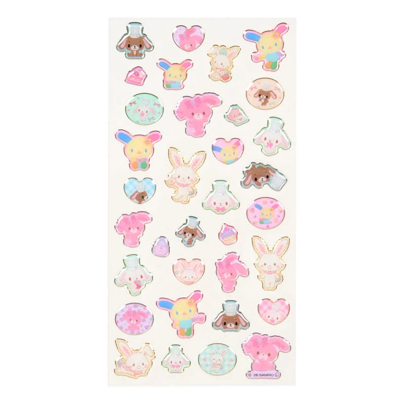 Sanrio Characters  Kirafuchi resin filling Sticker (Heisei Usagi)