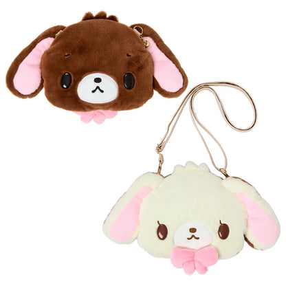 Sanrio Sugarbunnies Face-shaped shoulder bag (Biscuit)