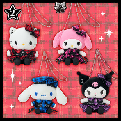 Sanrio Doll shoulder bag (Sweet Rock 'n' Check)
