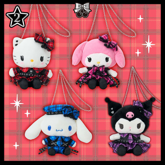 Sanrio Doll shoulder bag (Sweet Rock 'n' Check)