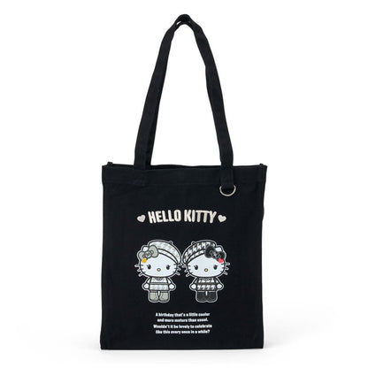 Sanrio Hello Kitty  Tote bag (black and white girly twin coordinate)