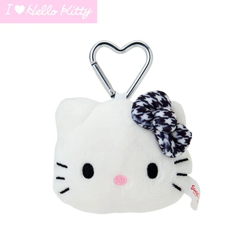 Sanrio Hello Kitty Face-shaped mascot holder Kao (I Love Hello Kitty)