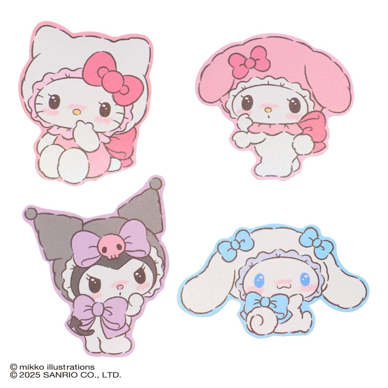 Sanrio Characters Mikko illustrations sticker set – MILKCREAMCLUB