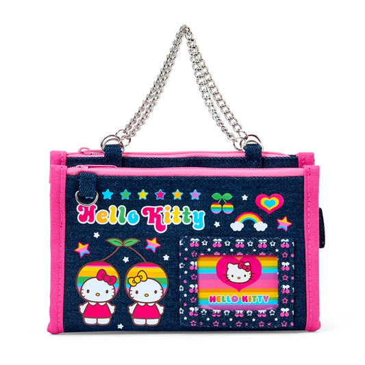 Sanrio Hello Kitty Denim pouch (Munekyun Heisei Girls' Items)