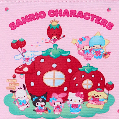 Sanrio Characters Flat pouch (Strawberry House)