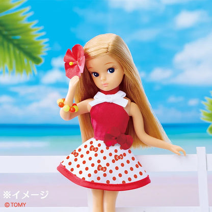 Sanrio Retro Licca x Tanned Hello Kitty and Vacation