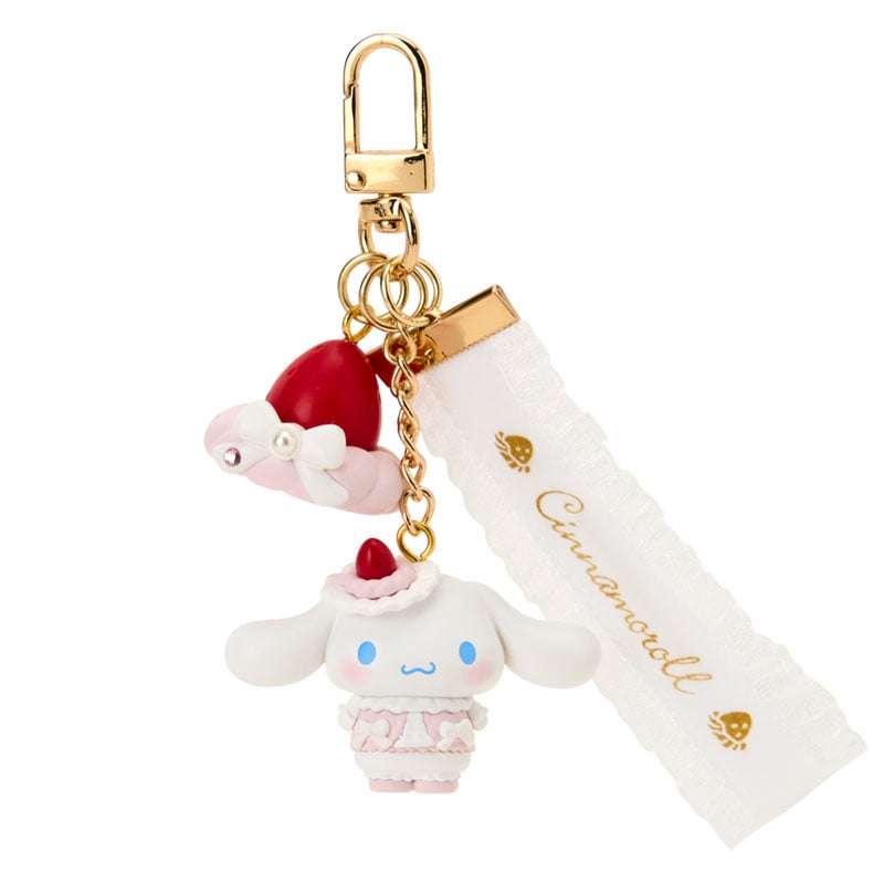 Sanrio Key Holder (Strawberry whipped cake)