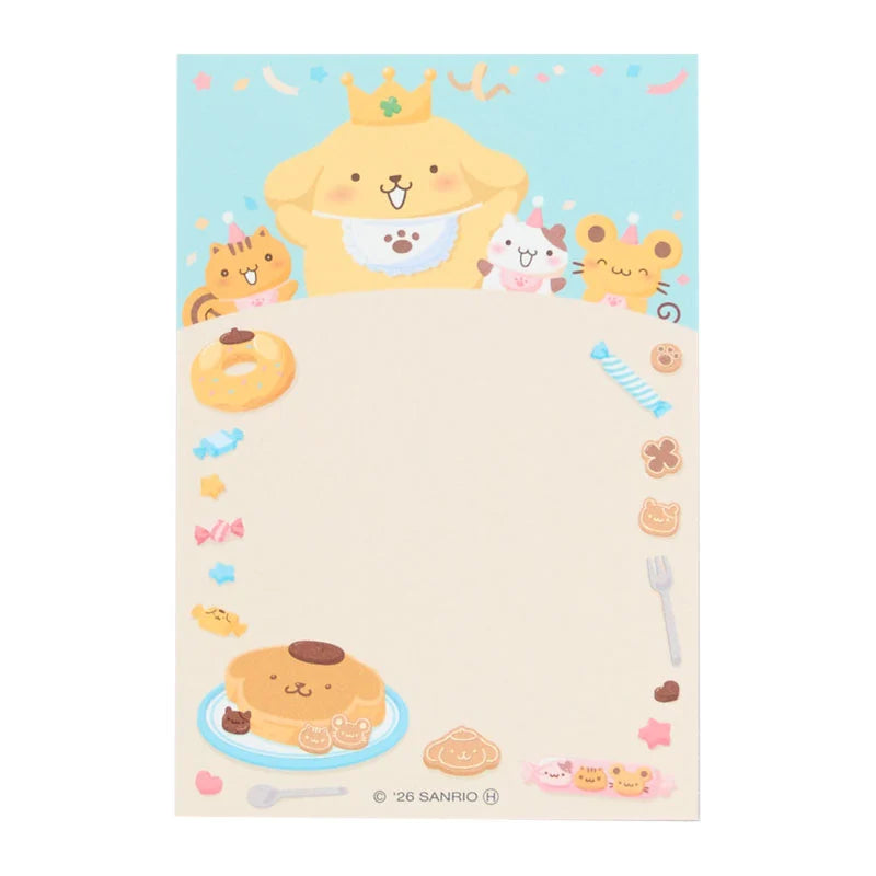 Sanrio Pompompurin Memo Pad