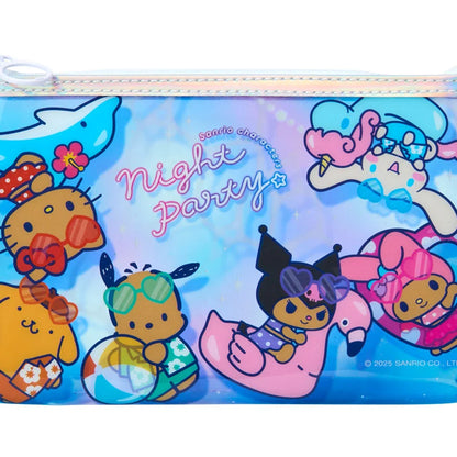 Sanrio Clear flat pen case (night party)