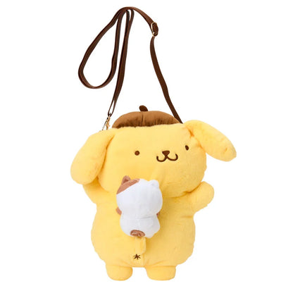 Sanrio Pompompurin Character-shaped shoulder bag (Purin and Muffin Nakayoshi Time)