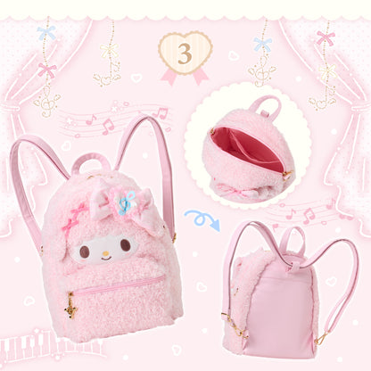 Sanrio My Sweet Piano Face-shaped 2WAY mini backpack (Piano’s Dressed Up Piano Recital)