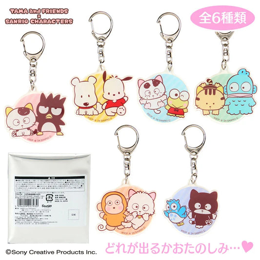 Sanrio Characters  Tama & Friends Acrylic Keychain blind box