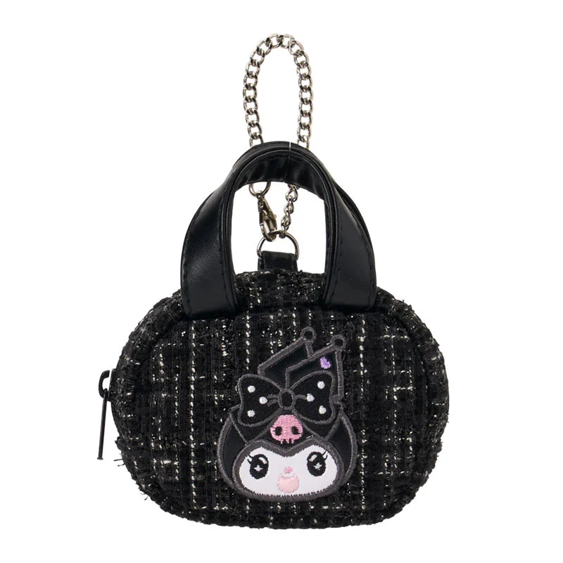 Sanrio Kuromi Mini Bag Charm Girly (Black Kuromi mode)