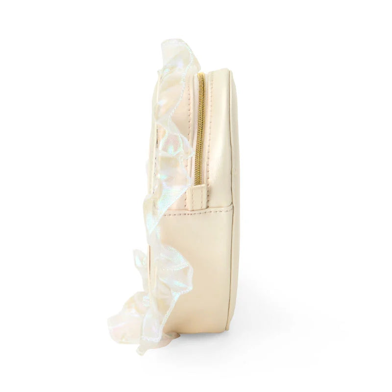 Sanrio Heart-shaped clear pouch (ballet core)