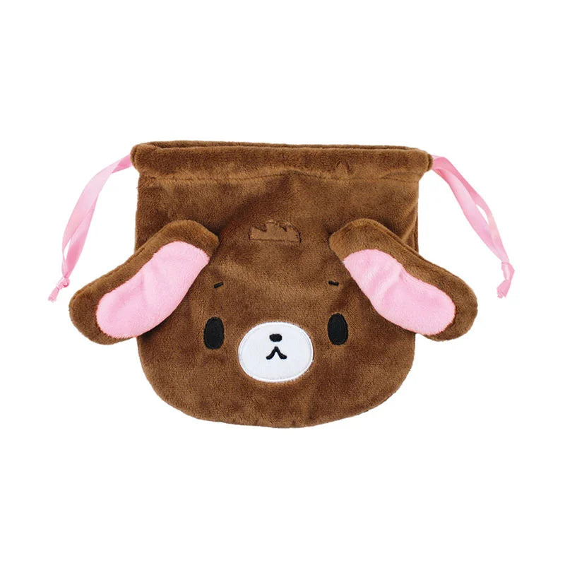 Sanrio Sugarbunnies Kurousa Plush toy drawstring bag