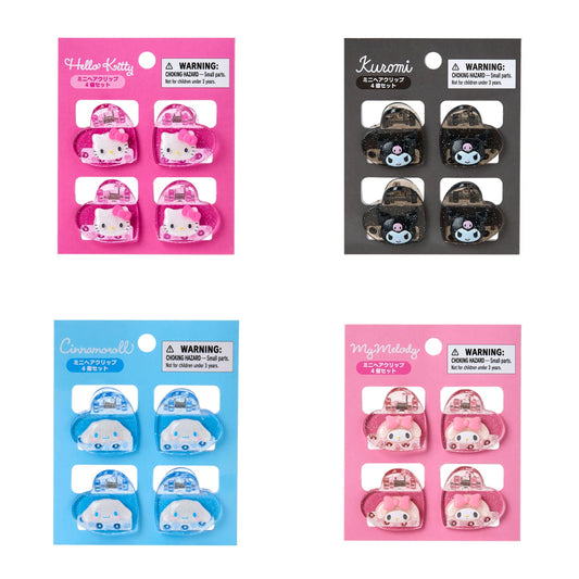Sanrio Mini hair clip set of 4