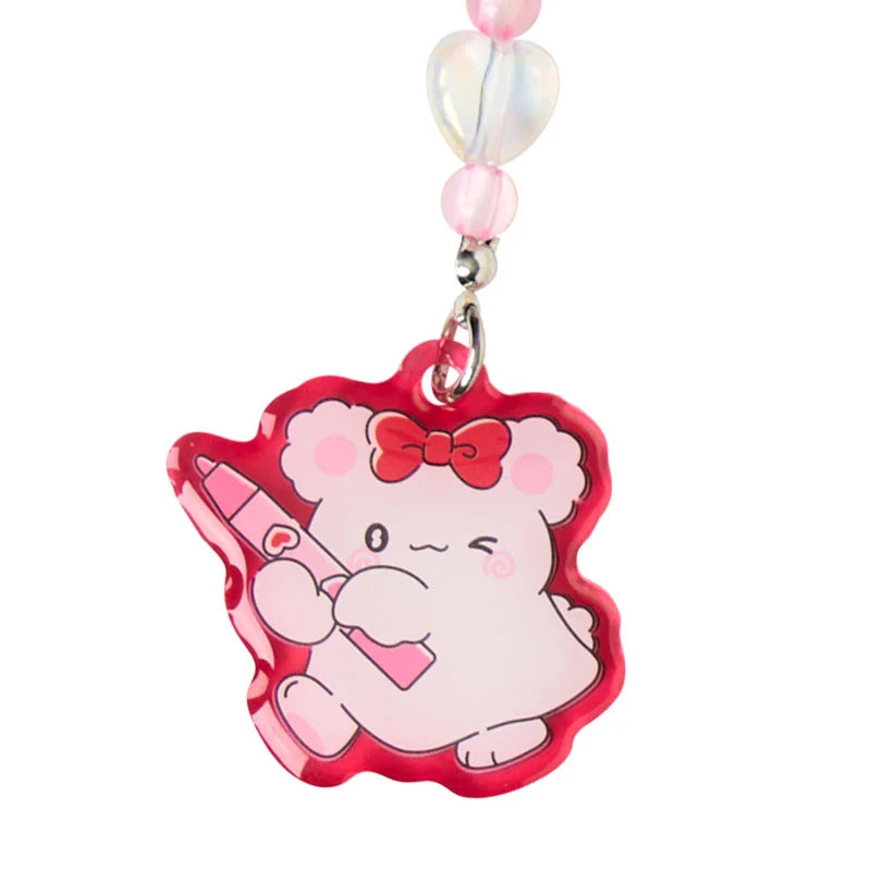 Sanrio Hanamaruobake Keychain (with friends)