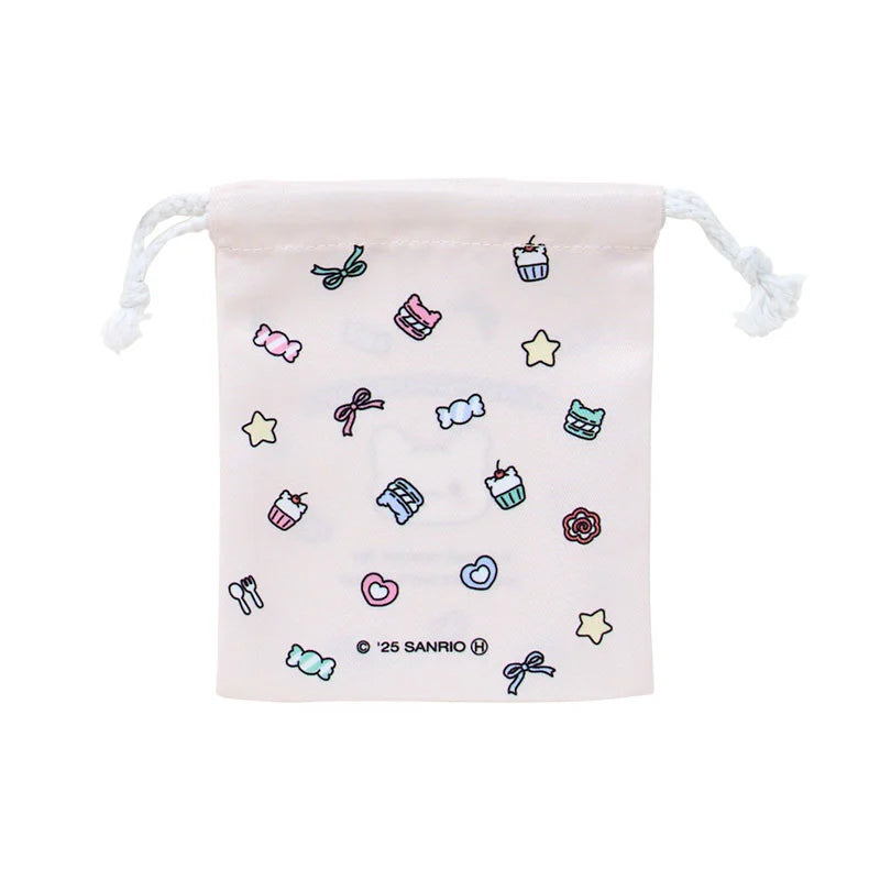 Sanrio Hanamaruobake Set of 3 drawstrings (Pastel Sweets Pop)