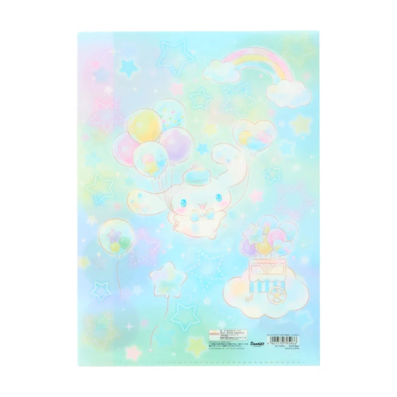 Sanrio A4 clear file 5 pockets (Yumekawa!)