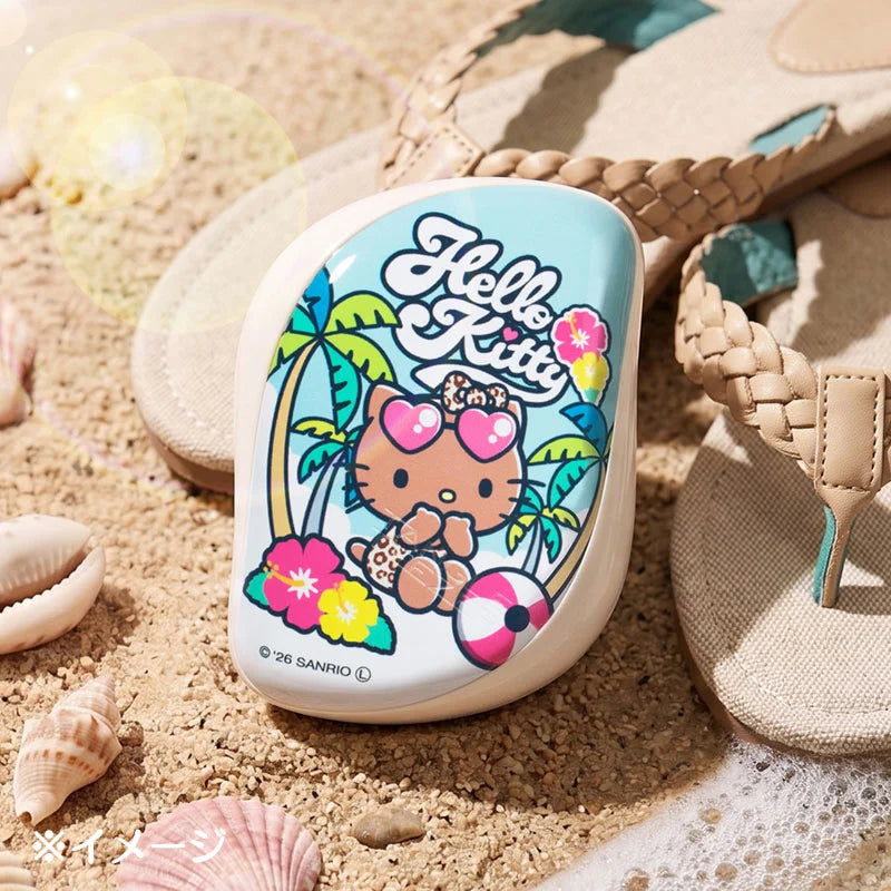 Sanrio Tanned Hello Kitty x TANGLE TEEZER Hair Care Brush Compact Styler