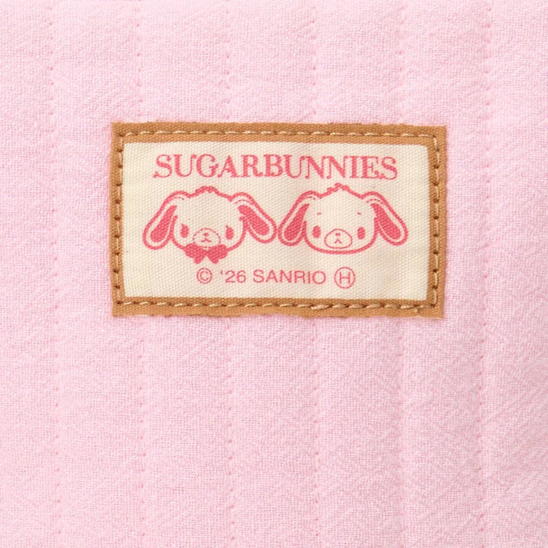 Sanrio Sugarbunnies Sagara Pink Embroidery Pouch (Love Sweets)