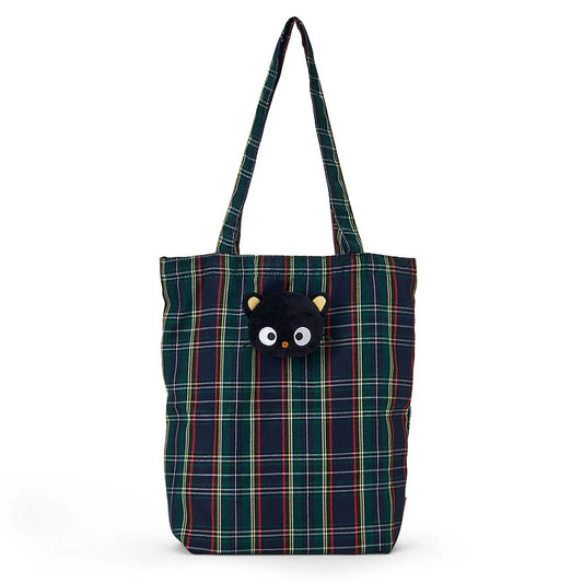 Sanrio Chococat Tote bag with mascot (tartan)