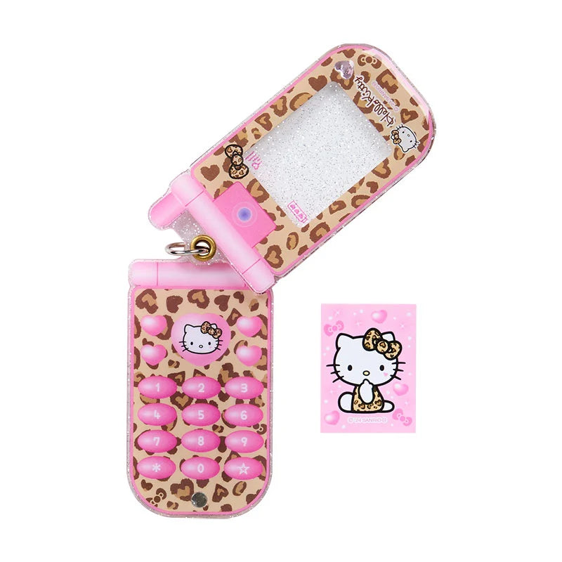 Sanrio Hello Kitty Slide Galaxy Keychain (Leopard)