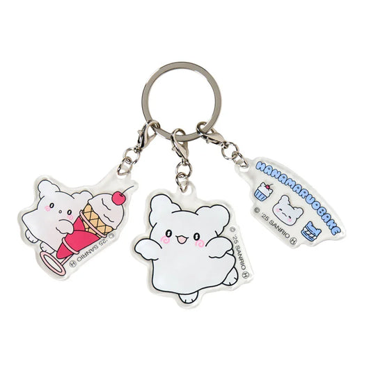 Sanrio Hanamaruobake Blue acrylic keychains (Pastel Sweets Pop)