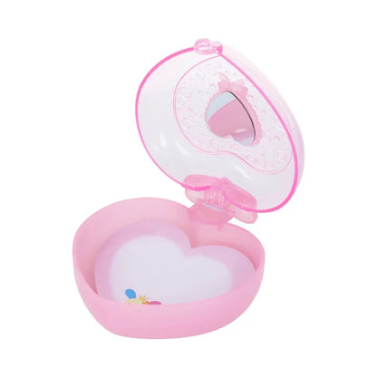 Sanrio Heart-shaped compact memo set (ballet core)
